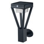 Ledvance LED Wall Light Outdoor Endura Style Black 6W 550lm - 830 Warm White | IP44 - Motion and Light Sensor