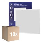 Multipack 10x Noxion LED Panel Ecowhite V4.0 28W 3360lm - 830-840-865 CCT | 60x60cm - UGR <19 - Philips driver