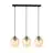 Emibig Pendant Istar Steel Black | Suitable for 3x E27 - Max 10W
