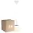 Multipack 6x Nordlux Café Pendant Glass White | Suitable for E27