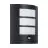 Eglo Wall Light City Steel Black | IP44 - Suitable for 1x E27 - Motion Sensor