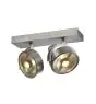 SLV Kalu Spot Aluminium Grey Round | Suitable for 2x GU10 (AR111) 