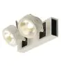 SLV Kalu Double Wall and Ceiling Light Aluminium White 31W 2000lm - 830 Warm White | Dimmable 