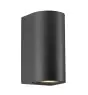 Nordlux Canto Wall Light Aluminium Black Up & Down | Suitable for 2x GU10
